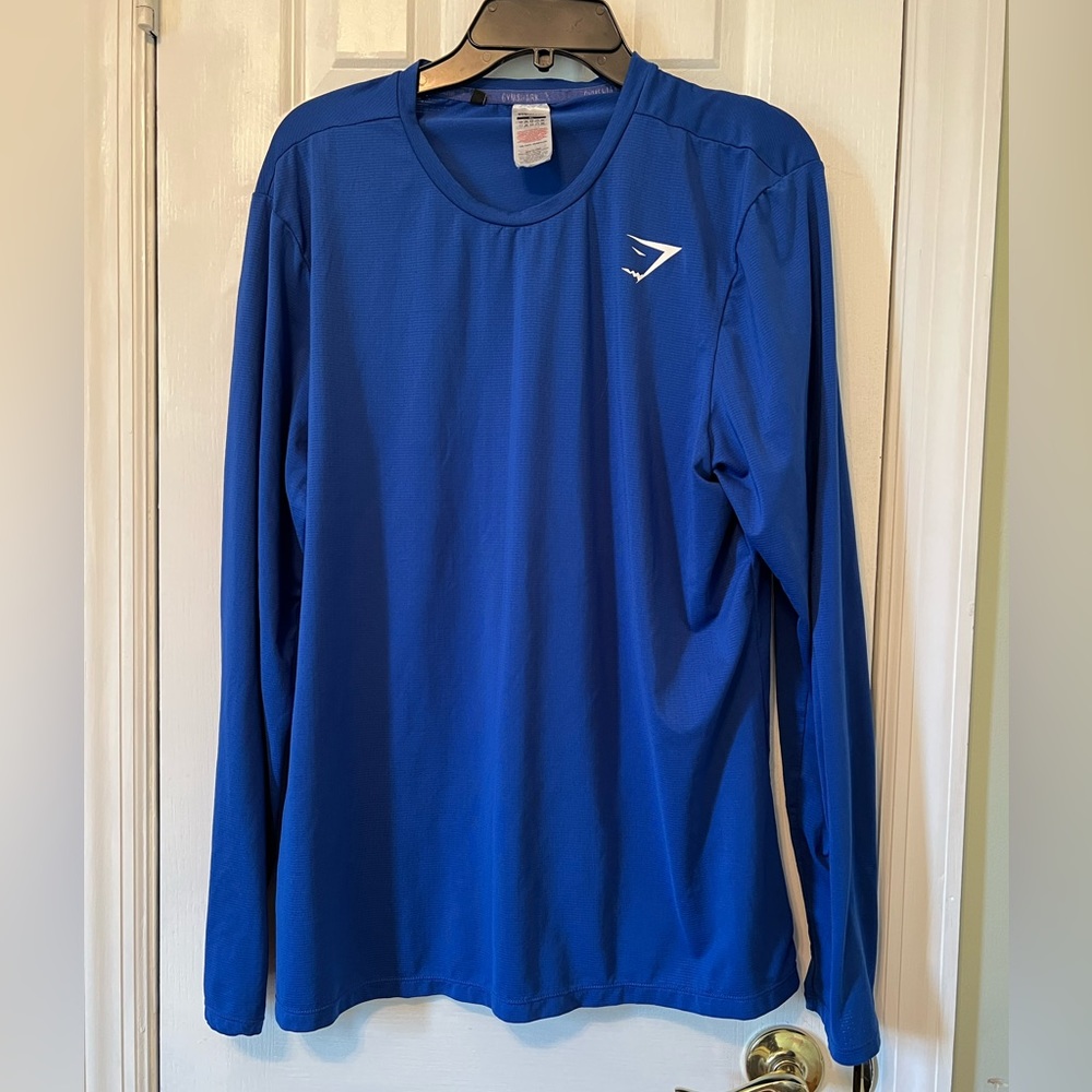 Gymshark Long Sleeve Blue XL